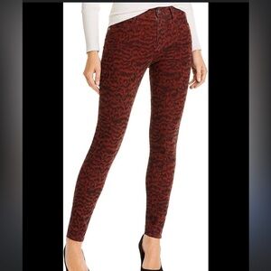 AG animal print Farrah jeans new